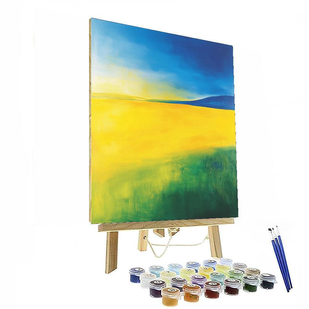 Mark Rothko Inspired Harmony Of Light  Paint By Color