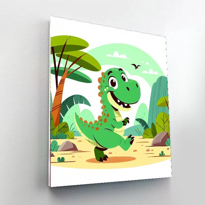 Dinosaurs Discovery Number Painting