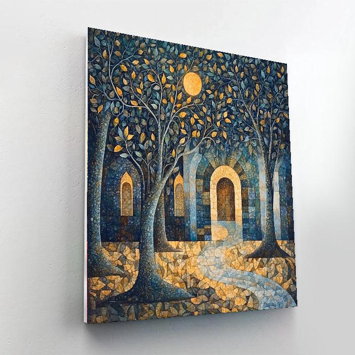 Nandalal Bose Inspired The Symphony Of Sacred Groves  Painting Number Kit