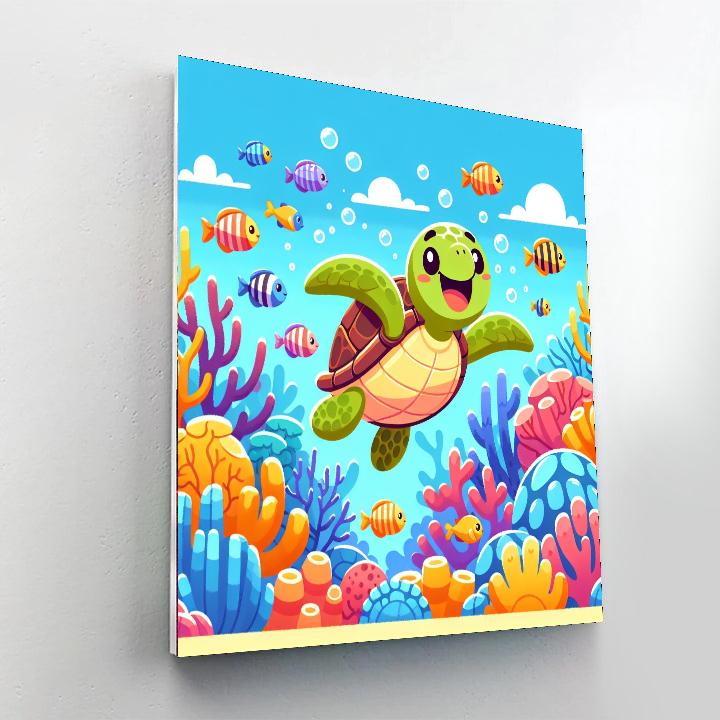 Underwater Ocean Quest Paint By Numbers Kits