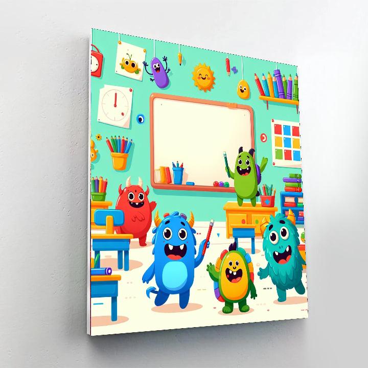Charming Monster School Numbered Painting Kits