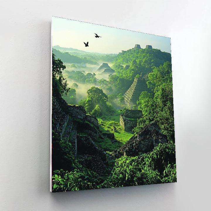 Tikal National Park - Guatemala Numbered Painting Kits