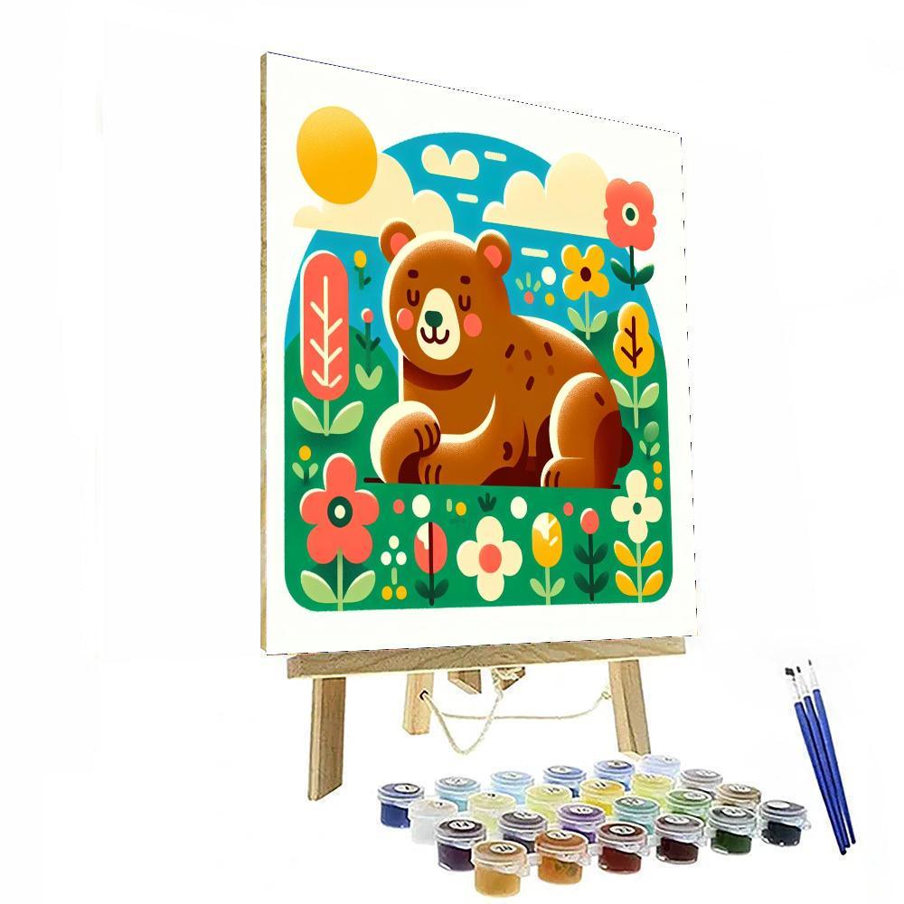 Fun Loving Bear Numbered Painting Kits