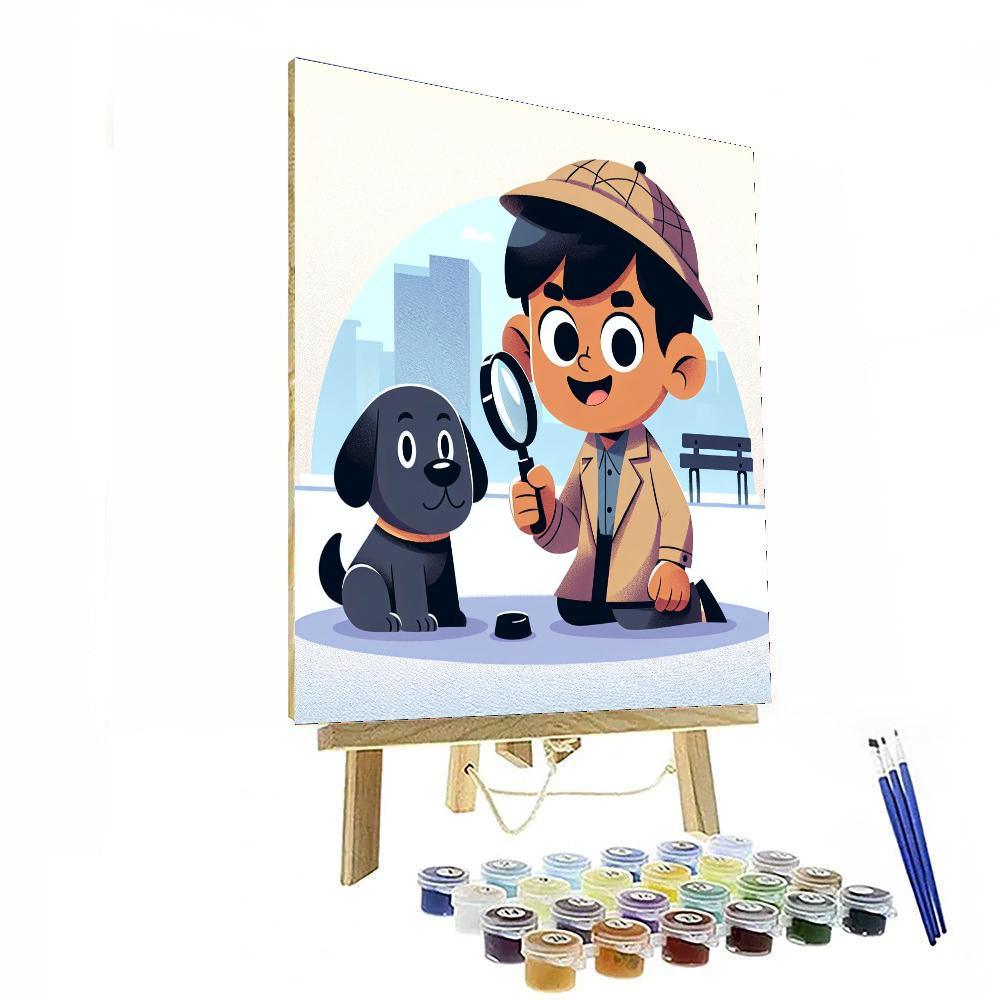 Mystery Detective Adventure DIY Paint By Numbers