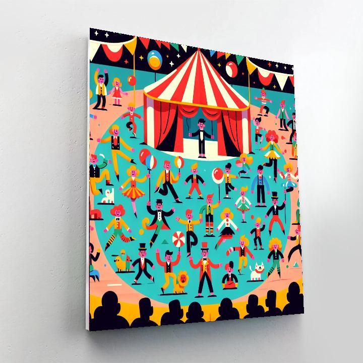 Circus Adventure Extravaganza Numbered Painting Kits
