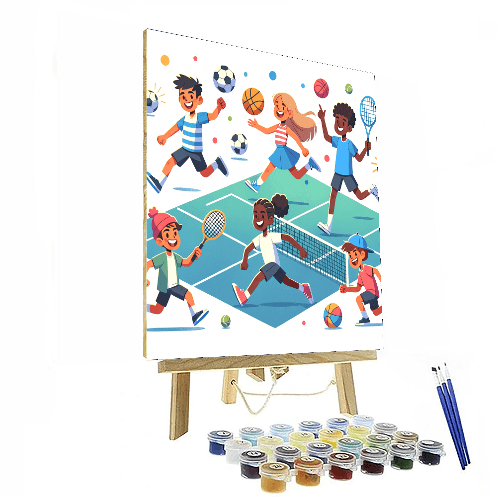 Sports Extravaganza DIY Paint By Numbers