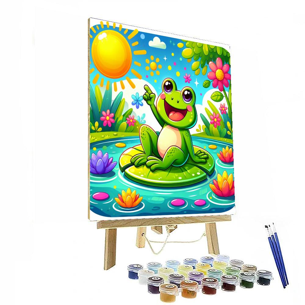 Sunny Day Frog Numbered Painting Kits
