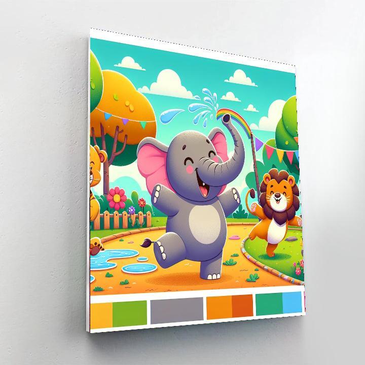 Charming Zoo Adventure Paint By Numbers Kits