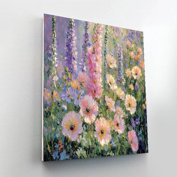 Pierre-Auguste Renoir Inspired Pastel Petals  Numbered Painting Kits