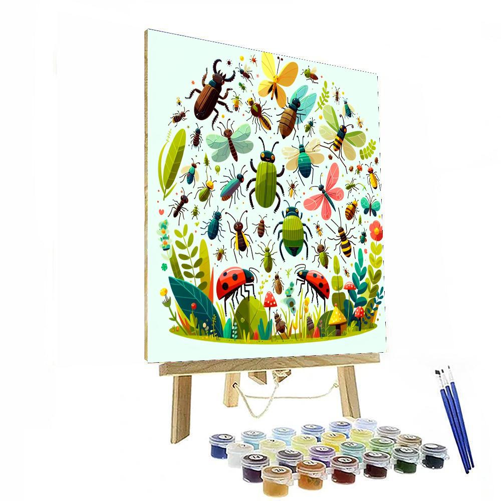 Inventive Insect Adventures Paint By Numbers Art