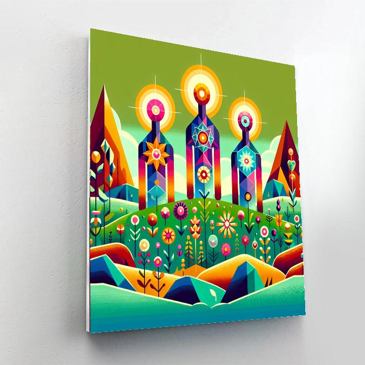 Magic Meadow Gathering Painting Number Kit