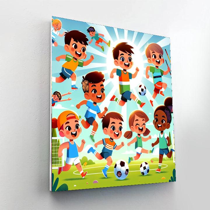 Sunny Sports Day Paint By Number