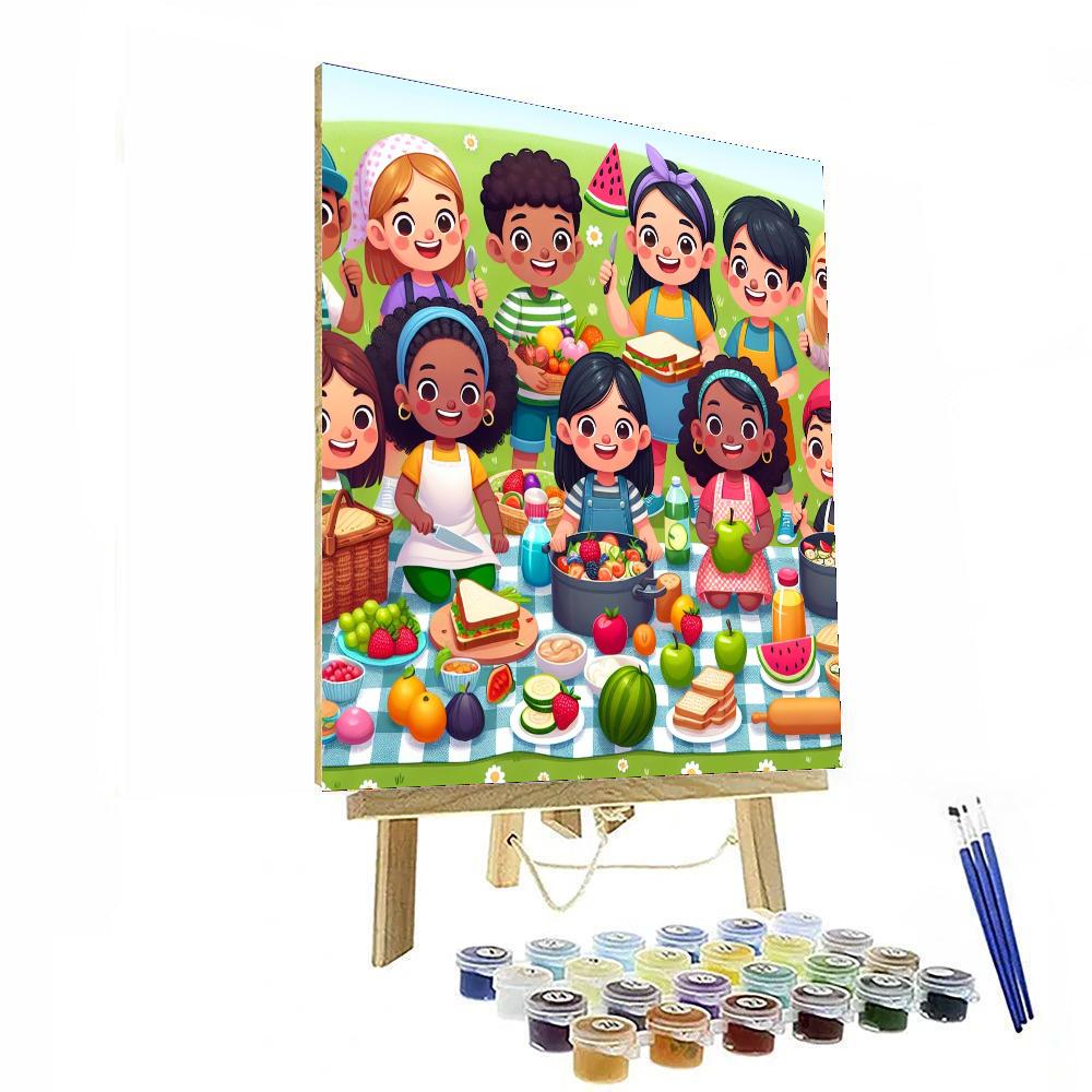 Creative Cookout Number Painting
