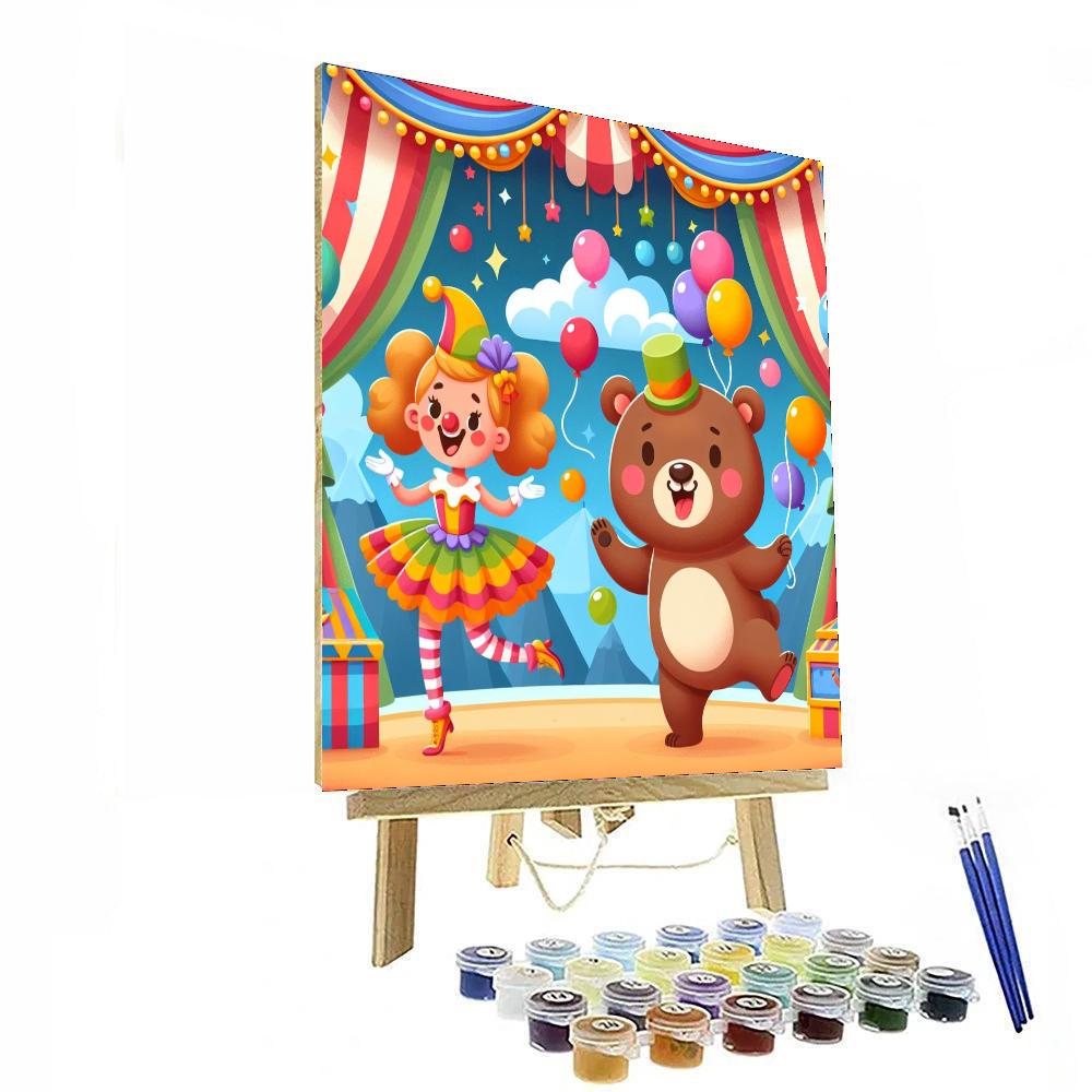 Cute Circus Fun Paint By Number