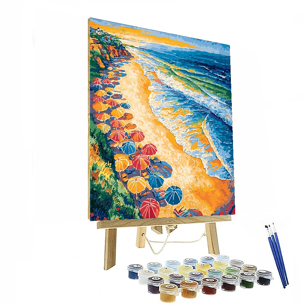 Matisse Inspired Charming Beach - DIY Painting By Numbers Kit