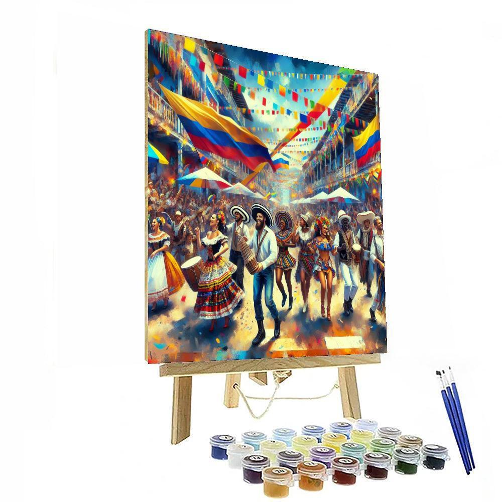 Día De La Raza - Colombia Paint By Number