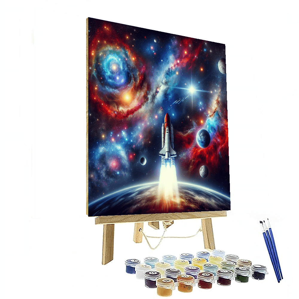 Galactic Explorer's Journey Numbered Painting Kits