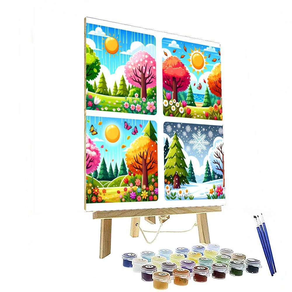 Journey Through Seasons Paint By Color