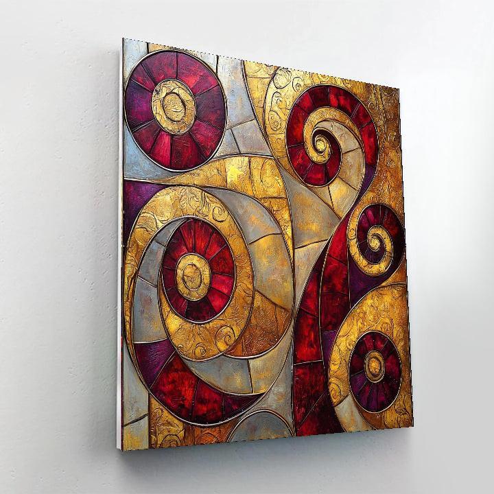 Gustav Klimt Inspired Eternal Patterns  Paint By Numbers Art