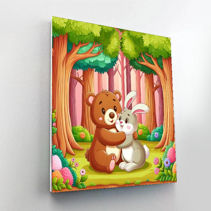 Animal Pals Painting Number Kit