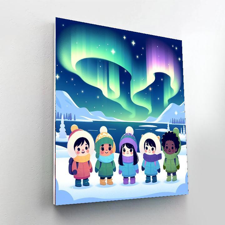 Aurora Adventure Numbered Painting Kits