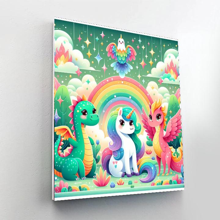 Magical Pets Paint By Numbers