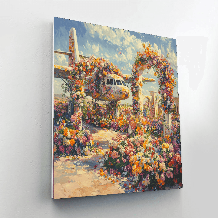 Dubai Miracle Garden - United Arab Emirates Numbered Painting Kits