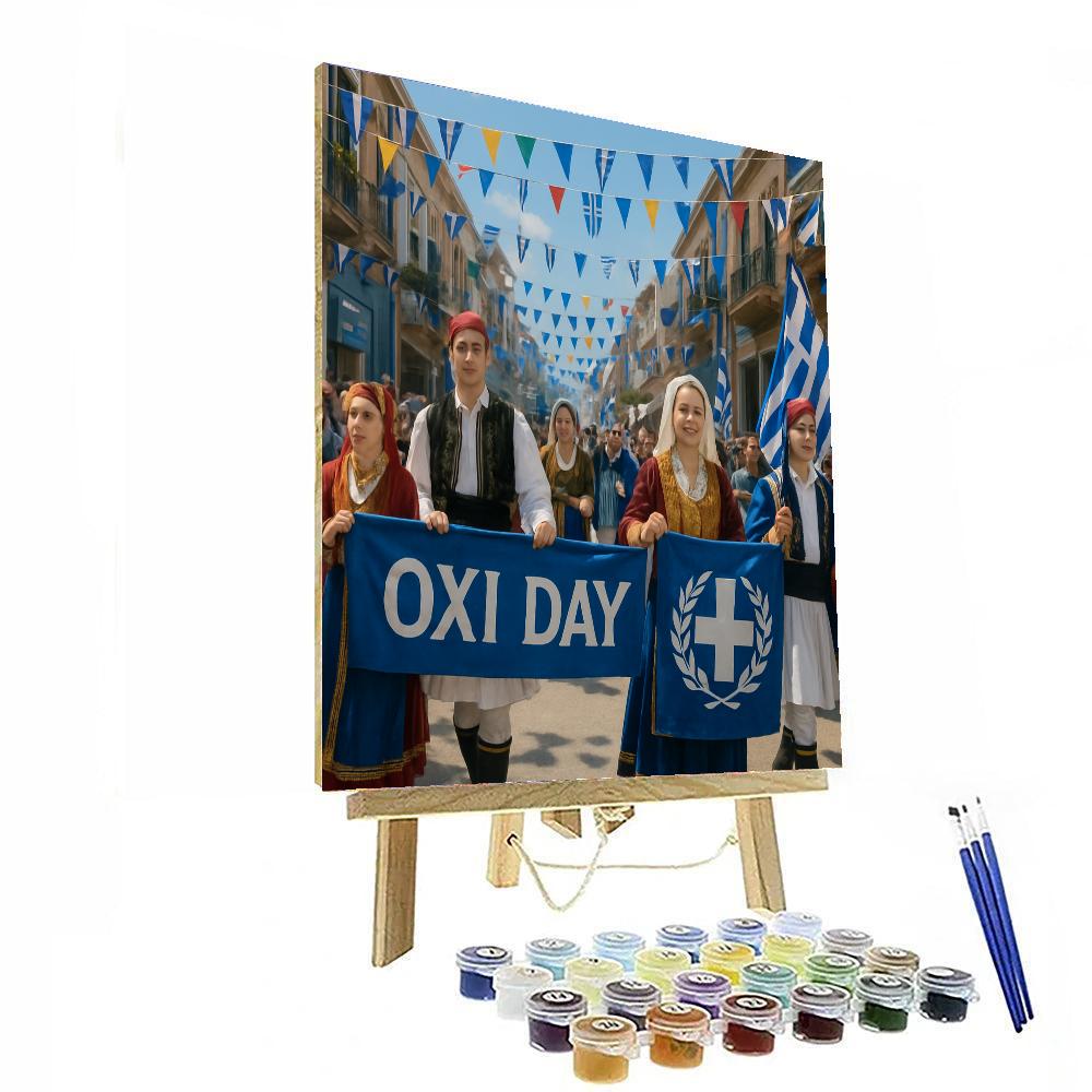 Ohi Day - Greece DIY Paint By Numbers