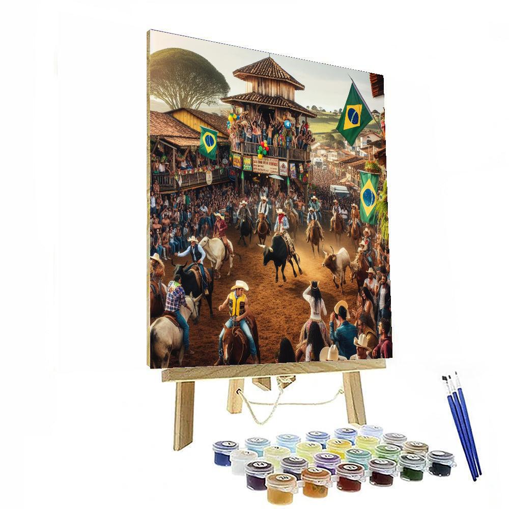 Festa Do Peão - Brazil Painting Number Kit
