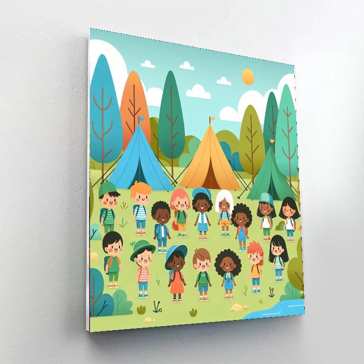 Wilderness Adventure Club Painting By Numbers Kit
