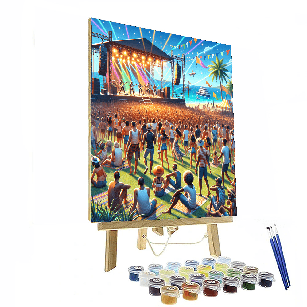 Festival Internacional De Benicàssim - Spain Number Painting