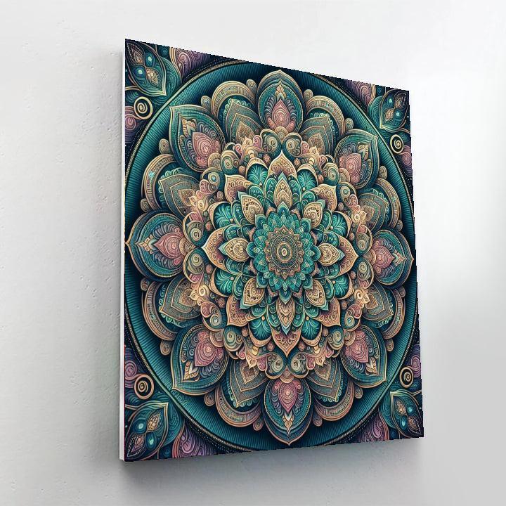 Colorful Mandala Bliss Paint By Numbers Art