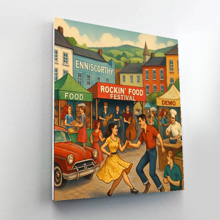 Enniscorthy Rockin' Food Festival - Enniscorthy, Ireland DIY Paint By Numbers