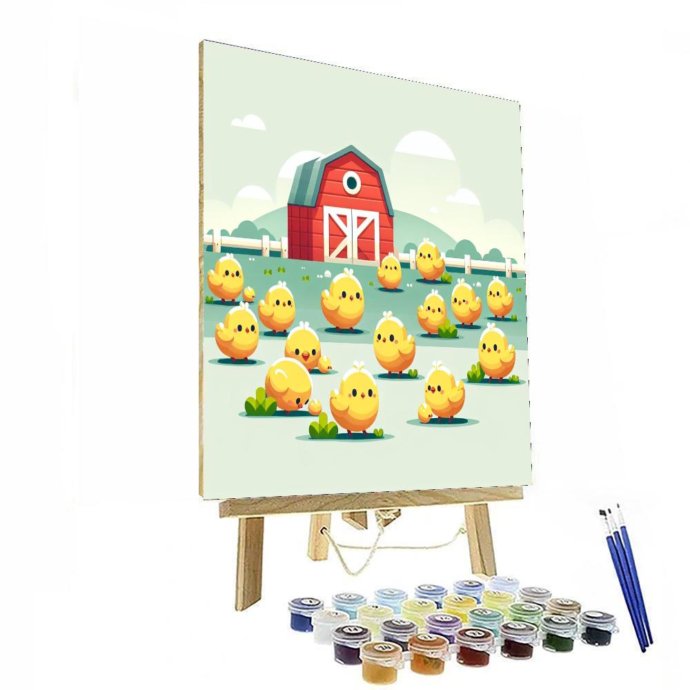 Chirpy Chicks Numbered Painting Kits