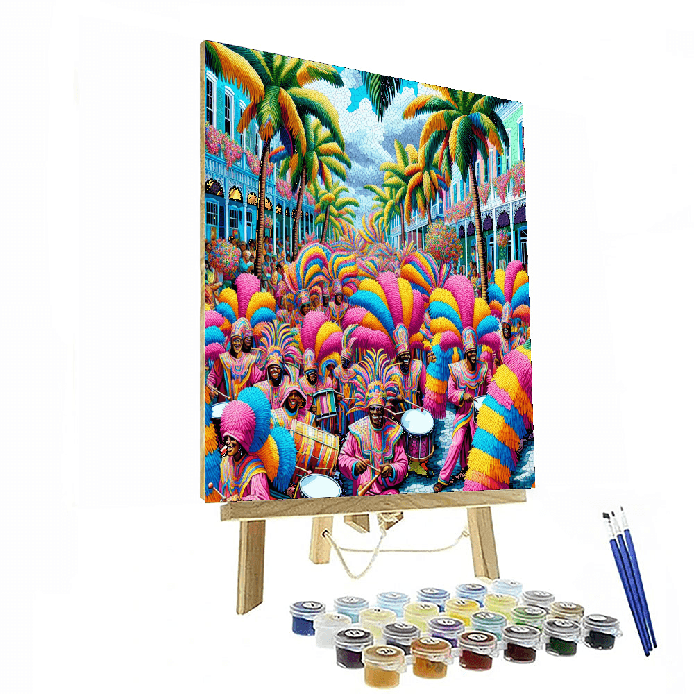 Junkanoo Festival - The Bahamas Paint By Number
