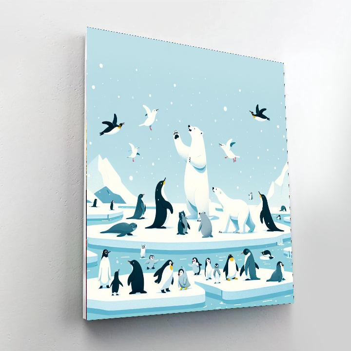 Arctic Friends Adventure Numbered Painting Kits