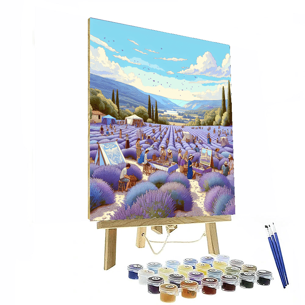 Lavender Festival - France Paint By Numbers Kits