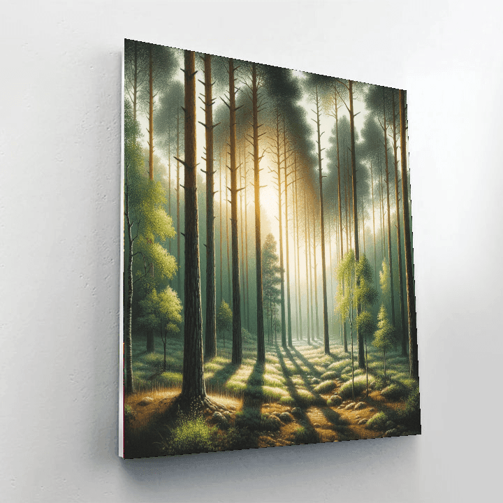 Whispering Pines Serenity DIY Paint By Numbers