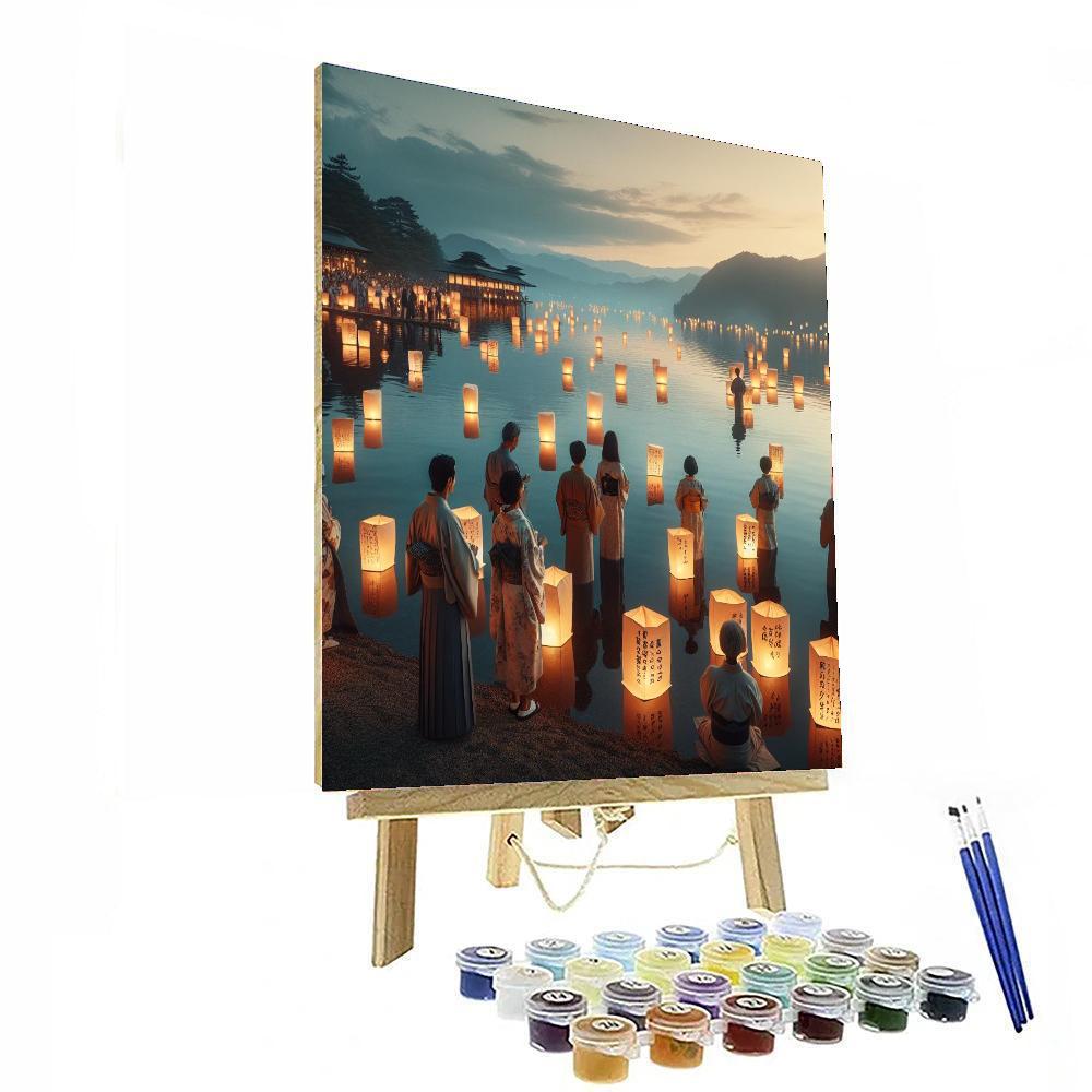 Floating Lantern Festival - Otsu, Japan Paint By Numbers