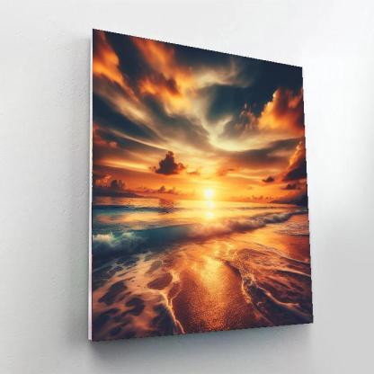 Peaceful Ocean View Numbered Painting Kits