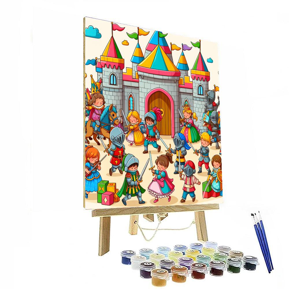 Castle Adventure Camp Number Painting