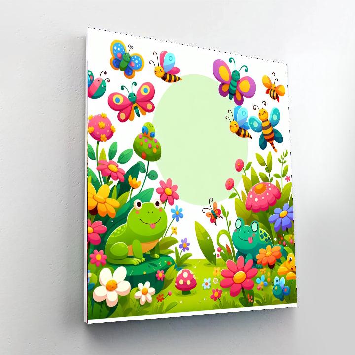 Gorgeous Garden Creatures Painting Number Kit