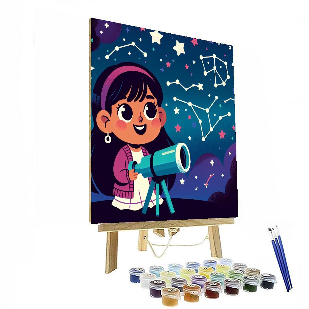 Little Astronomer Number Painting