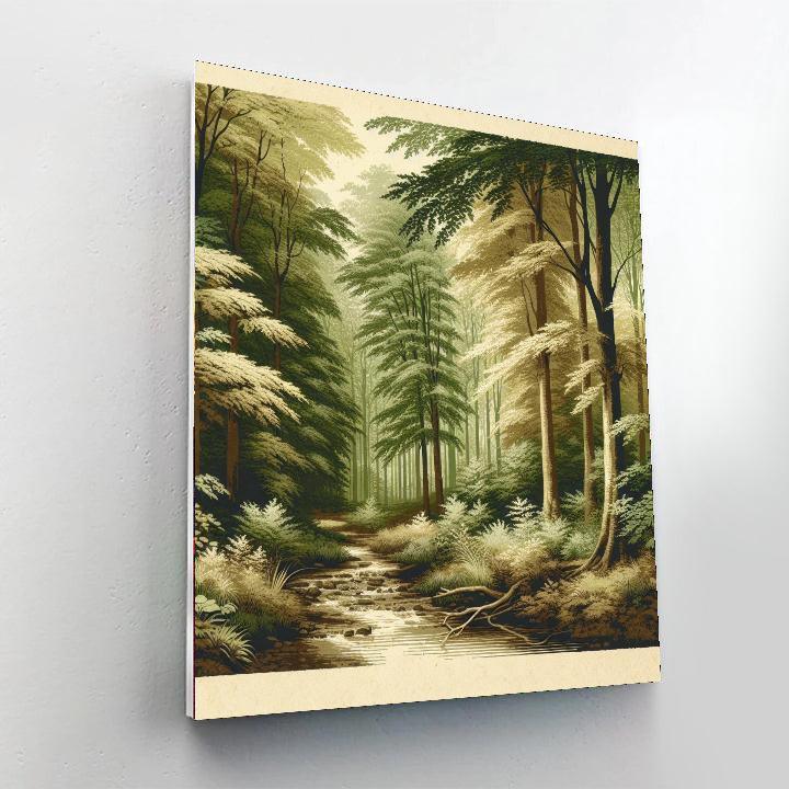 Woodland Echoes Numbered Painting Kits