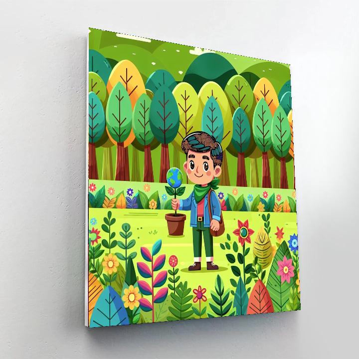 Eco Warrior Adventure Painting Number Kit