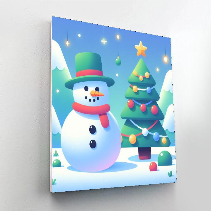 Holiday Festivities Paint By Numbers