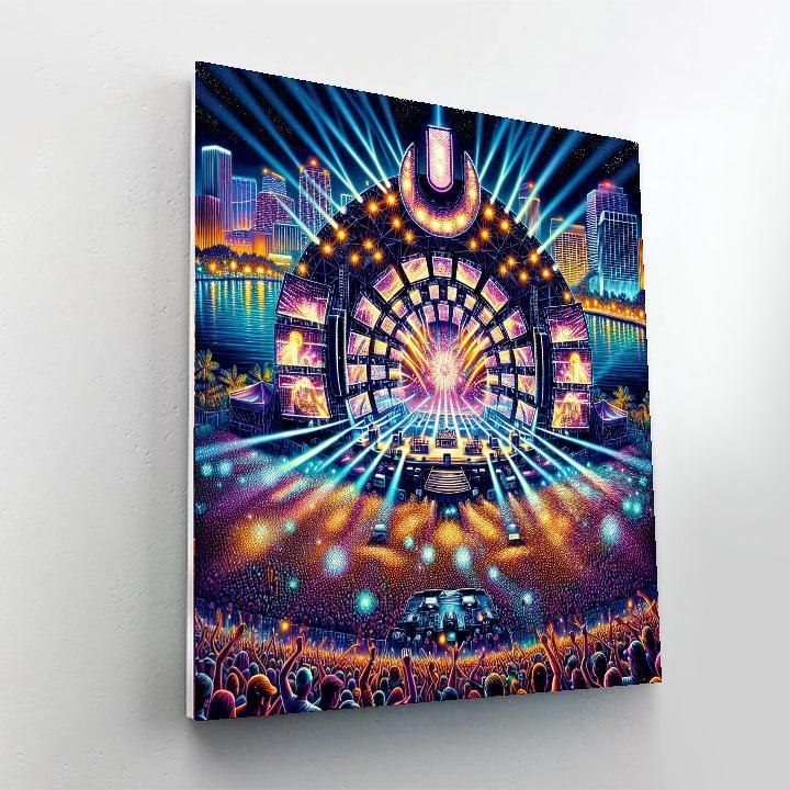 Ultra Music Festival - Miami, Usa Numbered Painting Kits