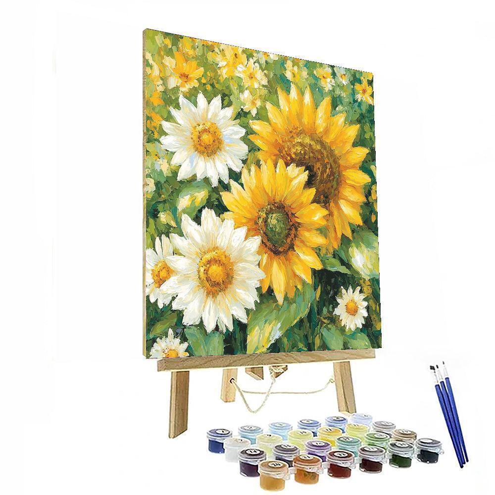 Pierre-Auguste Renoir Inspired Solar Blooms  Paint By Numbers Kits