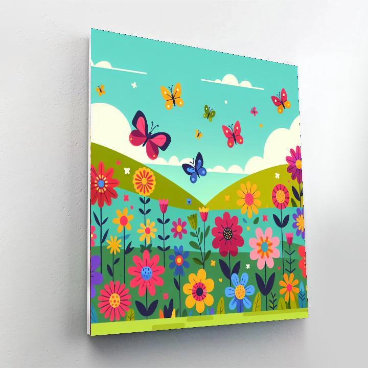 Magical Garden Symphony Painting By Numbers Kit