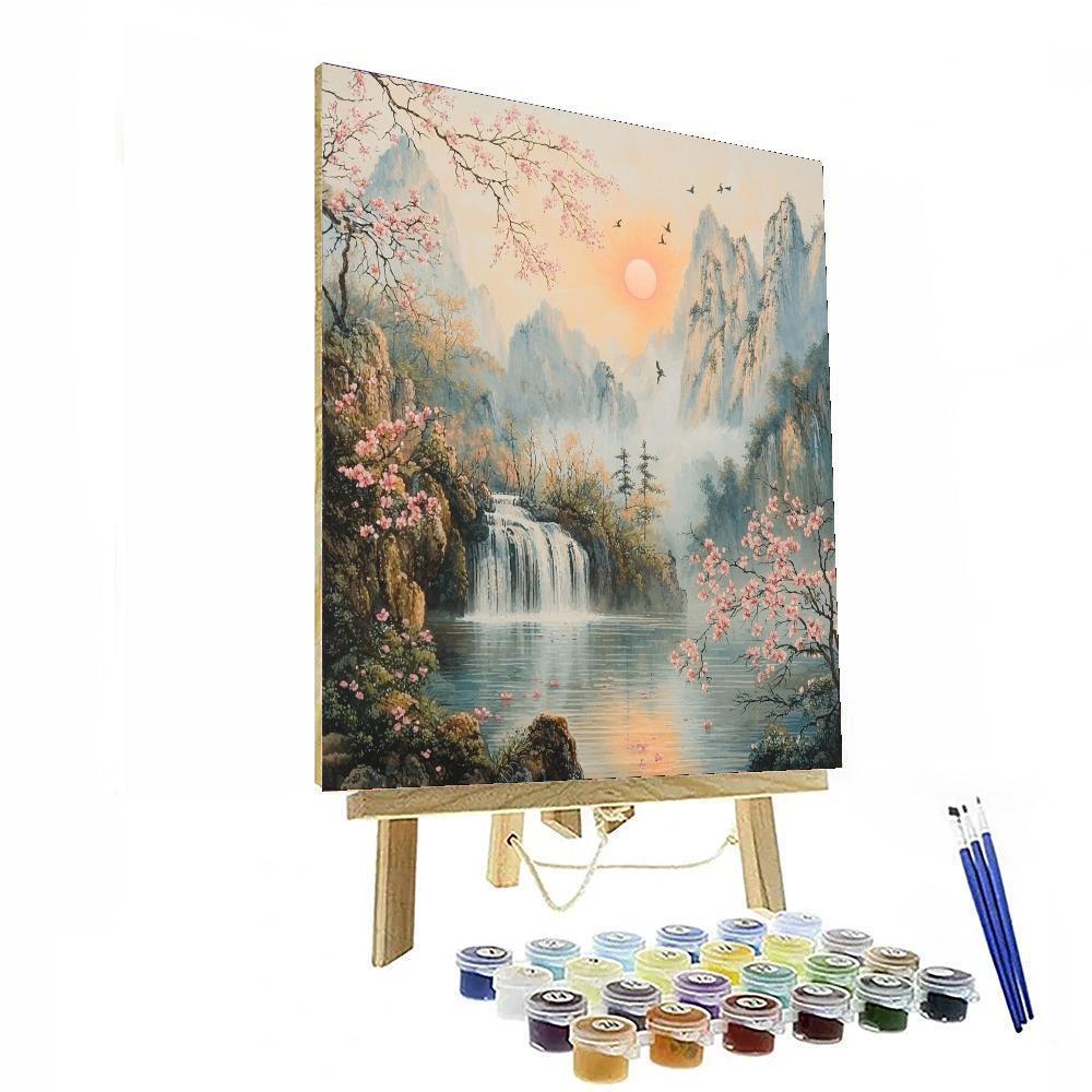 Zhao Mengfu Inspired The Essence Of Harmony  Paint By Number